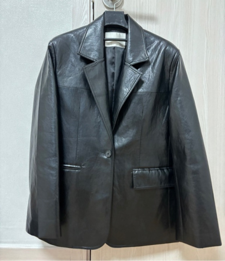 블루브릭(BLUEBRICK) Loose leather jacket (black) 후기