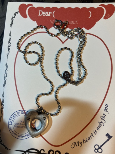 엔프프(NFF) heart hole necklace 후기