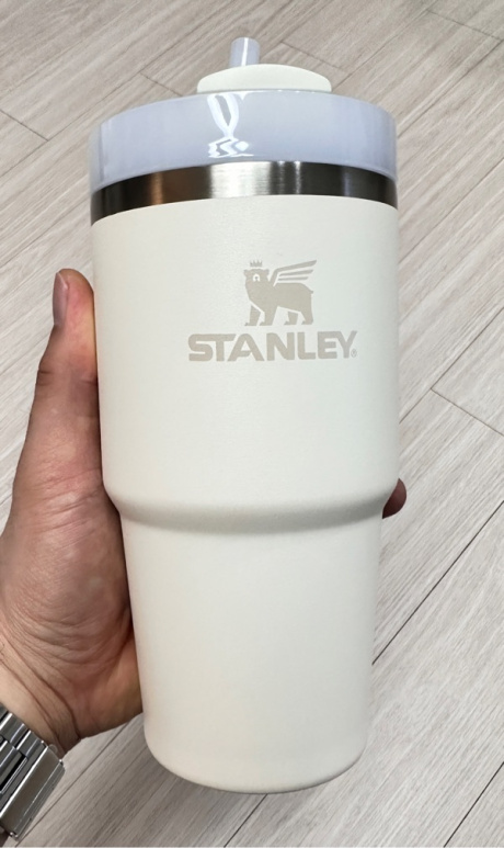 스탠리(STANLEY) 퀜처 H2.0 플로우스테이트 텀블러 591ml 크림2.0 후기