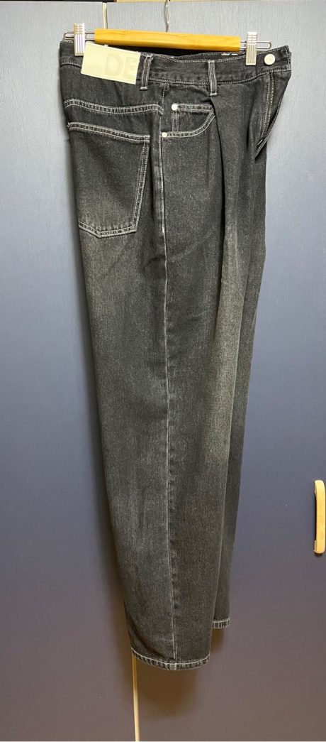 데케트(DECET) Deep Pleats Wide Jeans DCPT030Black 후기
