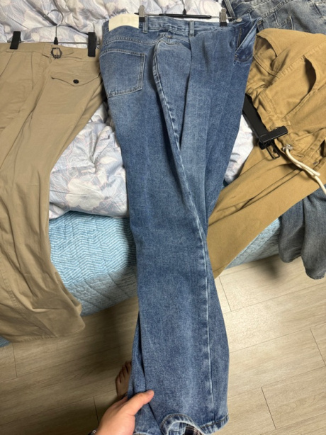 데케트(DECET) Deep Pleats Wide Jeans DCPT030Blue 후기