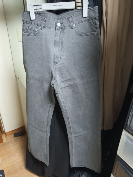 유니폼브릿지(UNIFORM BRIDGE) comfort denim surfur dyeing pants grey 후기