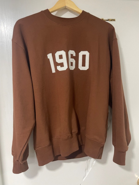 유니폼브릿지(UNIFORM BRIDGE) 1960 sweatshirts deep brown 후기