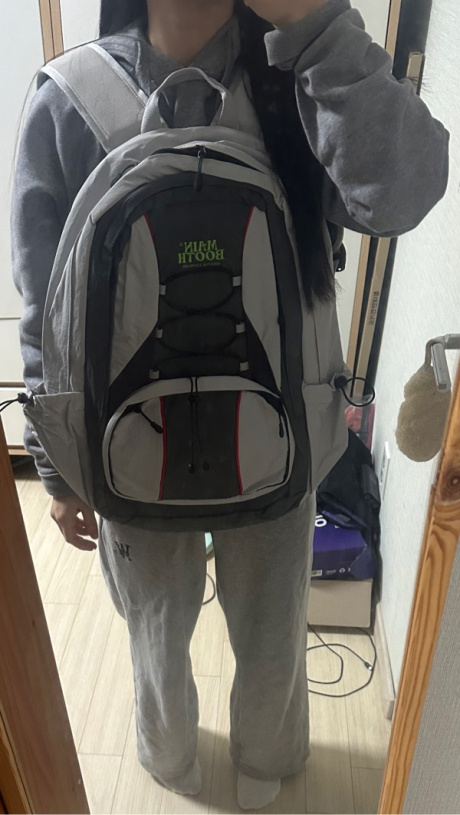 메인부스(MAINBOOTH) Run-up Sporty Backpack(LIGHT GRAY) 후기