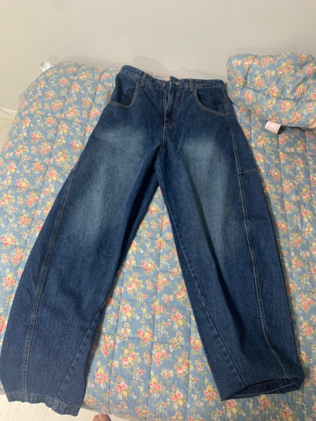 우알롱(WOOALONG) Curve balloon wide denim pants - INDIGO 후기