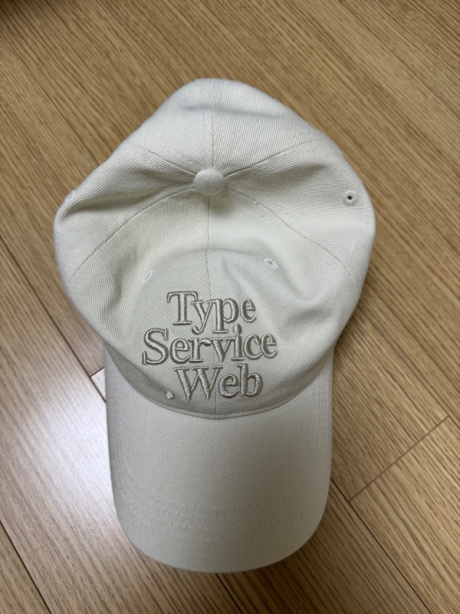 타입서비스(TYPESERVICE) Typeservice Web Cap [Cream] 후기