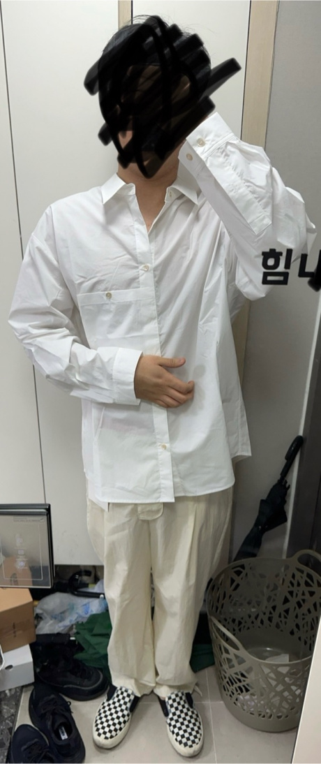 로드 존 그레이(LORD JOHN GREY) oversize pocket shirt off white 후기