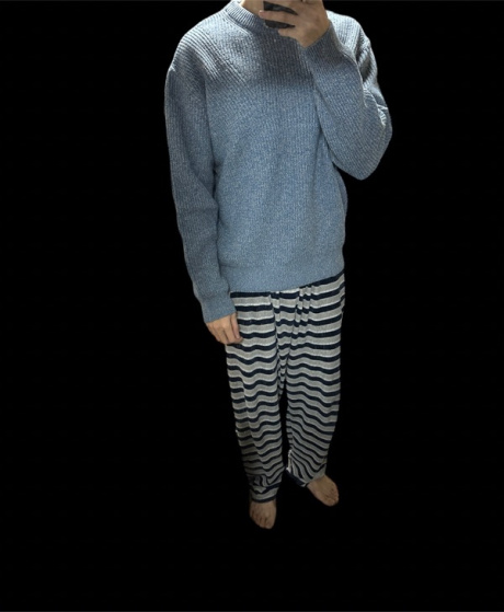 디써티원(DTHIRTYONE) Multi Tweed Wool Sweater_Ash Blue 후기