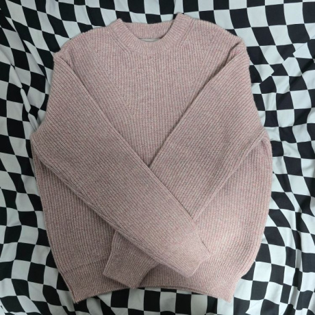 디써티원(DTHIRTYONE) Multi Tweed Wool Sweater_Grayish Pink 후기