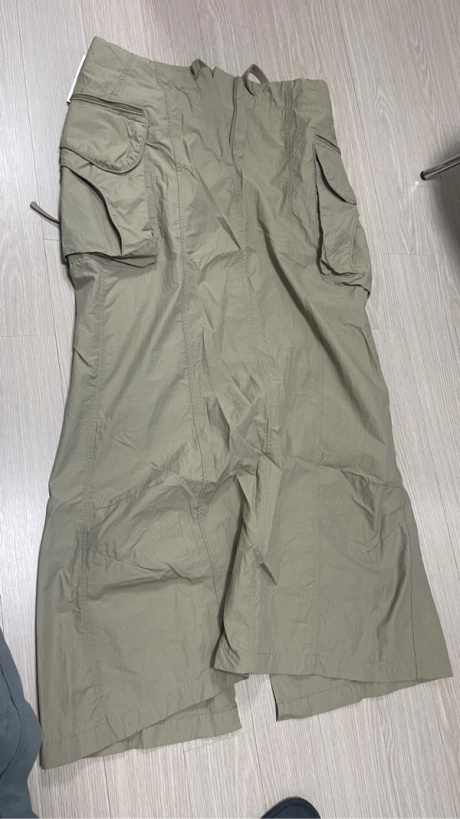 스컬프터(SCULPTOR) Parachute Cargo Maxi Skirt Desert 후기