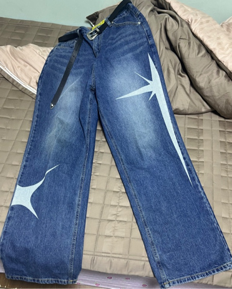 메인부스(MAINBOOTH) Shooting Star Denim Pants(BLUE) 후기