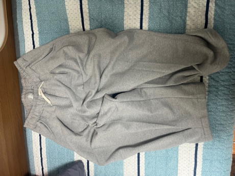 앵글런(ANGLAN) Valley Tuck Sweat Balloon Pants - Melange Grey 후기