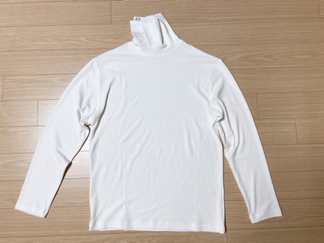 드로우핏(DRAW FIT) 루즈핏 터틀넥 롱슬리브 티셔츠 [OFF WHITE] 후기