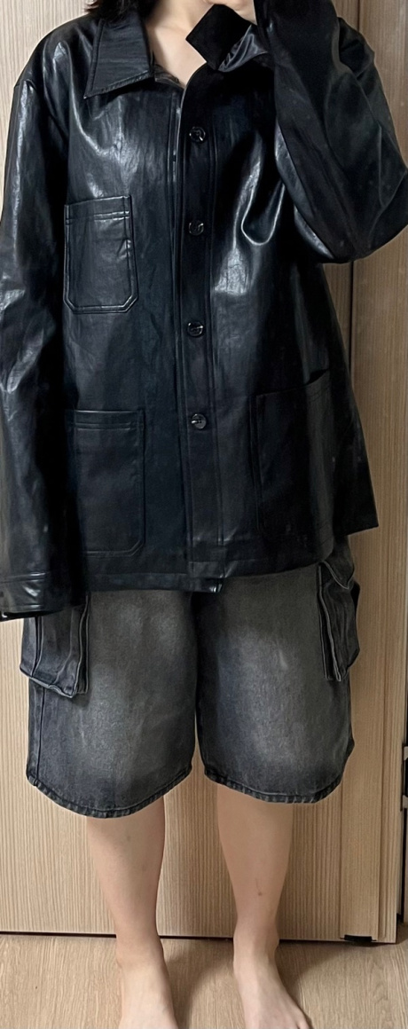 수아레(SUARE) 포 포켓 비건 레더 자켓 블랙 후기