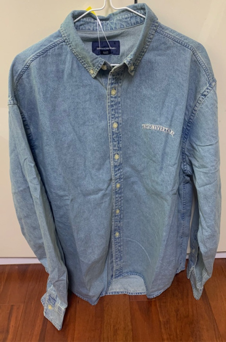 디스이즈네버댓(THISISNEVERTHAT) (FW23) Washed Denim Shirt Washed Blue 후기