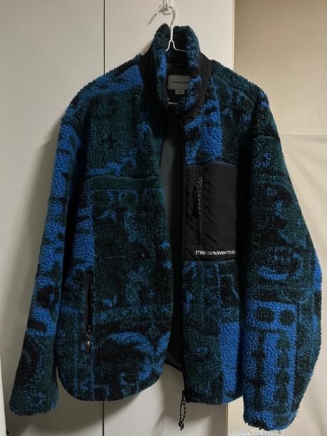 디스이즈네버댓(THISISNEVERTHAT) SP Sherpa Fleece Jacket Blue 후기