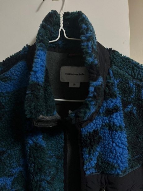 디스이즈네버댓(THISISNEVERTHAT) SP Sherpa Fleece Jacket Blue 후기