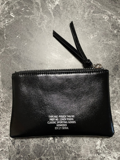 홈보이스포츠클럽(HOMEBOI SPORT CLUB) pouch wallet(소가죽파우치월렛) - 블랙 후기