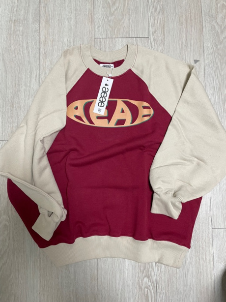 에이이에이이(AEAE) Vintage Logo Raglan Sweatshirts -[BEIGE/BURGANDY] 후기