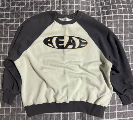 에이이에이이(AEAE) Vintage Logo Raglan Sweatshirts -[CHARCOAL/GREEN] 후기