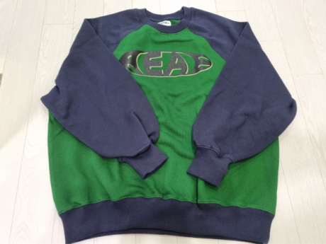 에이이에이이(AEAE) Vintage Logo Raglan Sweatshirts -[NAVY/GREEN] 후기