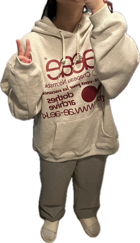 에이이에이이(AEAE) Web Logo Loosed Hoodie-[OATMEAL] 후기