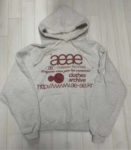 에이이에이이(AEAE) Web Logo Loosed Hoodie-[OATMEAL] 후기