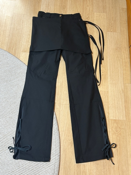 에이이에이이(AEAE) Skirt Layered String Pants -[BLACK] 후기