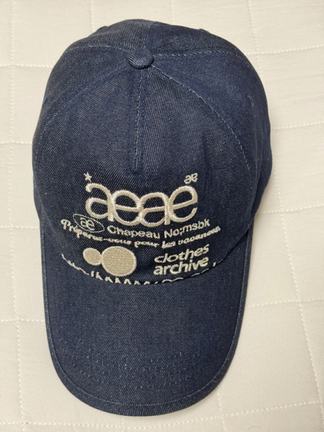 에이이에이이(AEAE) Web Logo Denim 5Pannel Cap -[MID BLUE] 후기