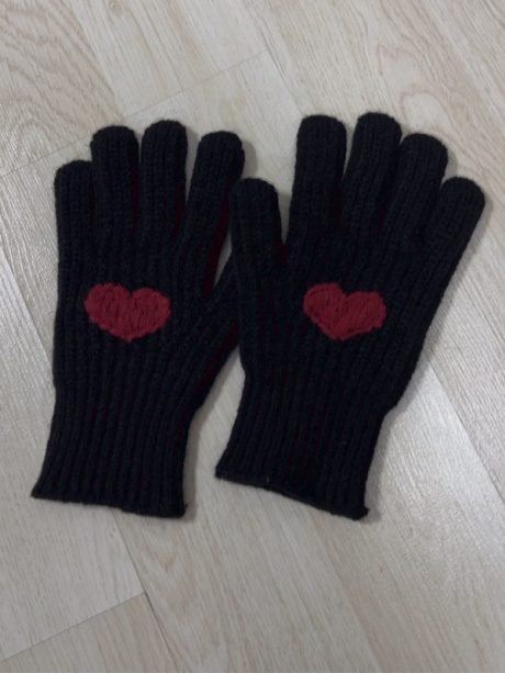 에이이에이이(AEAE) Heart Knit Gloves -[BLACK] 후기