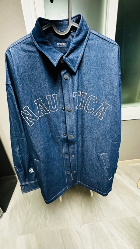 노티카(NAUTICA) 아치로고 셔츠(인디고) 후기
