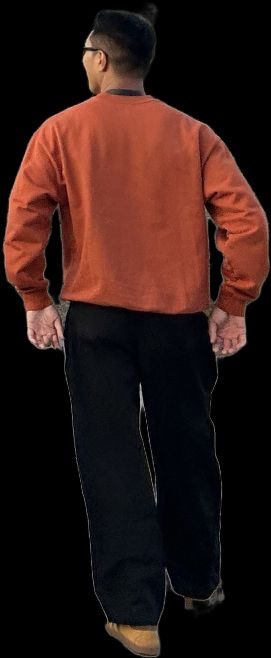 에스피오나지(ESPIONAGE) Badgers Heavyweight Sweatshirt Burnt Orange 후기