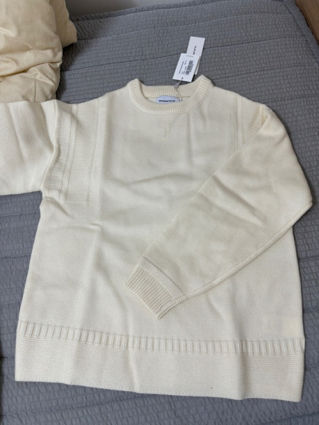 에스피오나지(ESPIONAGE) Anchor Guernsey Sweater Ivory 후기