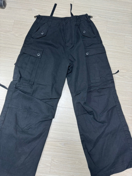 미드나잇 무브(MIDNIGHT MOVE) strap cargo pants (black) 후기