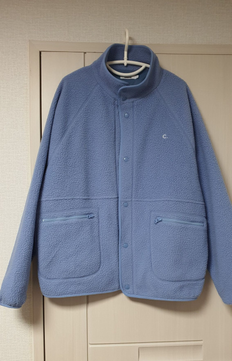 클로브(CLOVE) [23FW clove] Boa Fleece Jacket (Blue) 후기
