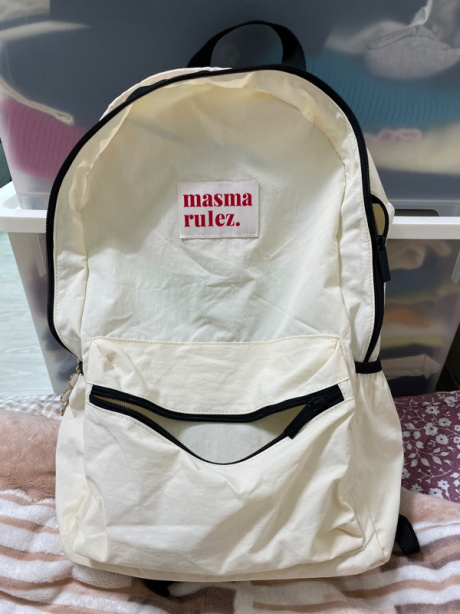 마스마룰즈(MASMARULEZ) Daily backpack _ Butter cream 후기