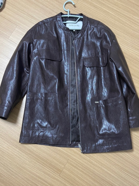 루에브르(LOEUVRE) Collarless Faux Leather Jacket SL3AJ309-93 후기