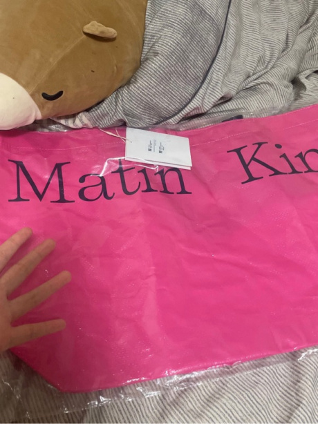 마뗑킴(MATIN KIM) MATIN TARPAULIN SHOPPER BAG IN PINK 후기
