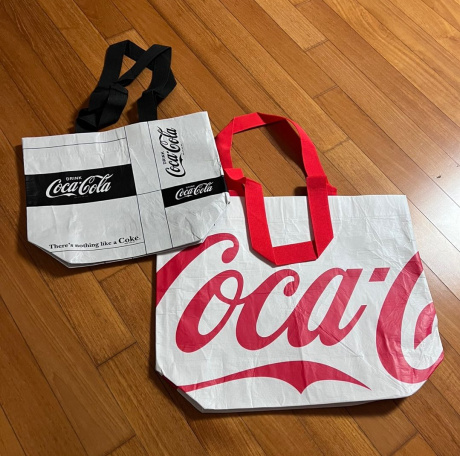 코카-콜라(Coca-Cola) [2PACK] Coca-Cola Reusable Shopping Bag 후기