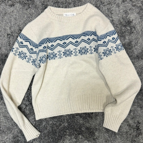 틸 아이 다이(TILL I DIE) Nordic ireland cashmere blended knit_Oatmeal 후기