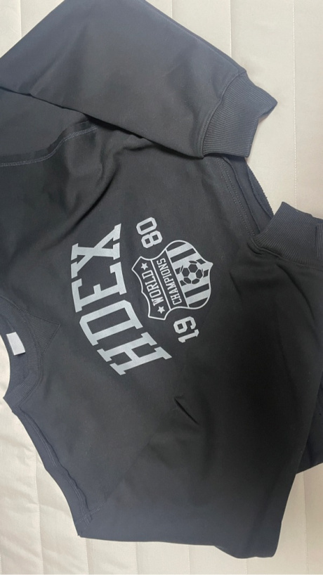 에이치덱스(HDEX) 우먼스 풋볼 클럽 로우 엣지 스웨트셔츠 2 color 후기