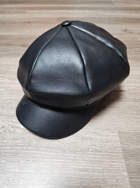 유니버셜 케미스트리(UNIVERSAL CHEMISTRY) Belted Leather Black Newsboy Cap 뉴스보이캡 후기