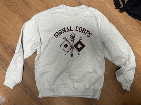 에스피오나지(ESPIONAGE) Signal Corps Heavyweight Sweatshirt Oatmeal Grey 후기