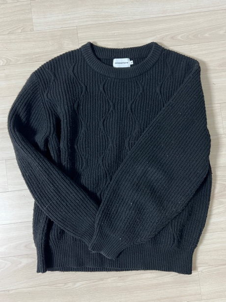 에스피오나지(ESPIONAGE) Onion Pattern Knit Sweater Black 후기