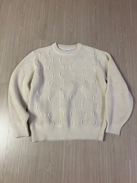 에스피오나지(ESPIONAGE) Onion Pattern Knit Sweater Ivory 후기