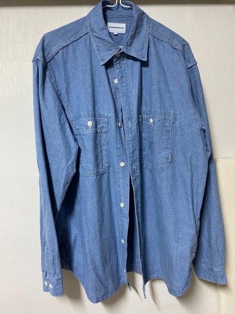 에스피오나지(ESPIONAGE) Chambray Work Shirt Washed Blue 후기