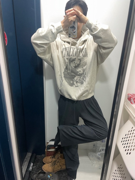 엑스트라오디너리(EXTRAORDINARY) NO ANXIETY WASHED HOODIE  OATMEAL 후기