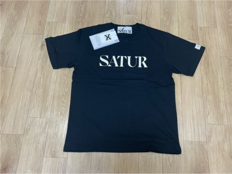 세터(SATUR) 클래식 레터 로고 반팔 티셔츠 클래식 블랙 후기