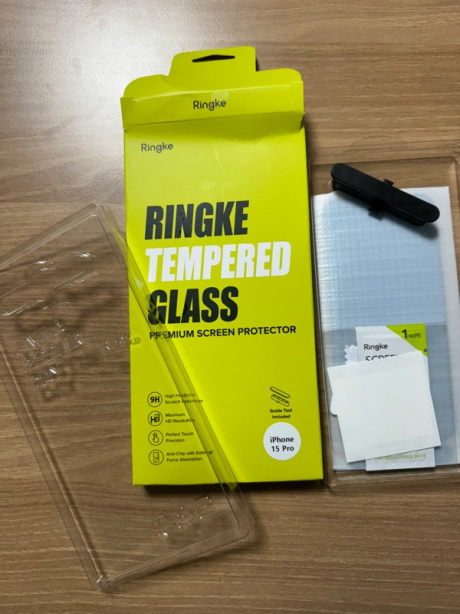 링케(RINGKE) 아이폰15 프로 맥스 플러스 15 시리즈 강화유리 액정보호필름 템퍼드 글라스 후기