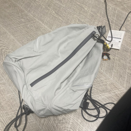 해칭룸(HATCHINGROOM) String Backpack Nylon Light Grey 후기